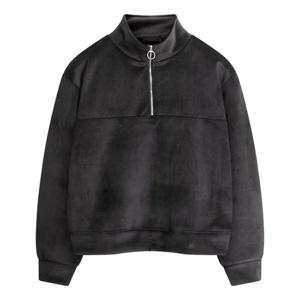 [해리슨] 코듀로이 기모 크롭 반집업 MAM1010