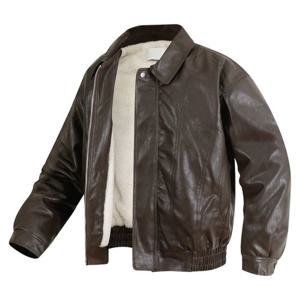 [해리슨] 양털 레더 커브드 자켓 SNC1069