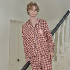 [바풀 주니어]바풀 LL4053-11 남성잠옷 순면 파자마 남성 잠옷 상하 세트