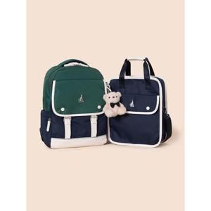 [빈폴키즈] 클래식 플랩 책가방 세트  그린 (PS00136922M)