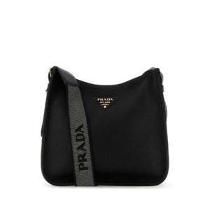PRADA 블랙 가죽 숄더백 1BC073V7NO2DKV F0632