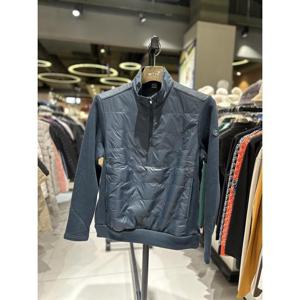 비티알 MG01 BTR 남성 겨울 두꺼운 기모 반집업 티셔츠 BUT0452M