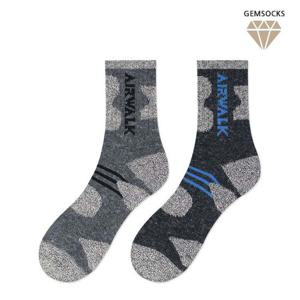 울양말 에어워크 남성 버닝업 울방한 등산 중목 1족