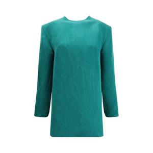 생로랑 원피스 848977Y5J30 3129 GREEN