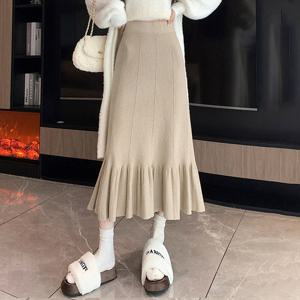 [올리비에스클로젯] 데일리 벤딩 니트 롱 스커트_O2512SK602D