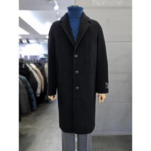 바쏘옴므 세이브존03 바쏘옴므 남자 겨울 블랙 울  구스라이너 롱 코트 WSAQZ4CJ30A