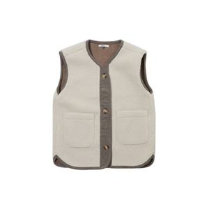 [LAP] 랩 코듀배색 오버핏 뽀글이 베스트 조끼 (AR4WVA20)