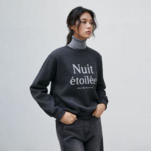 [LAP] 랩 후로피 기모 라운드맨투맨 (AR4CTA64)