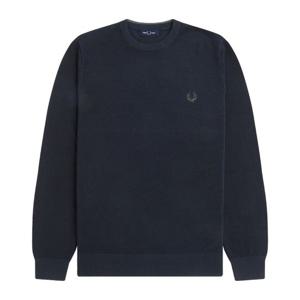 프레드페리 로고 자수 코튼 레귤러 핏 맨투맨 FPK130956 608