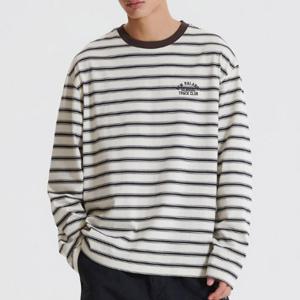 뉴발란스긴팔티 DQJ NBNDF41853-64 UNI 트랙 클럽 스트라이프 긴팔티 (SEMI OVER FIT)