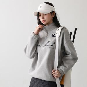 [피핀] 112705 [골프and일상] 기모 아노락 반집업 티셔츠