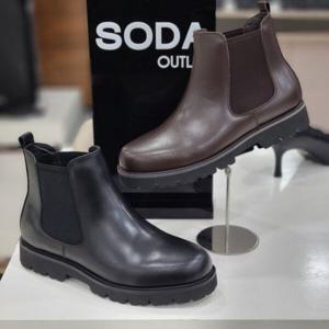 [소다][소다] 남성 데일리 첼시 부츠 워커 라인 fmc203_DG