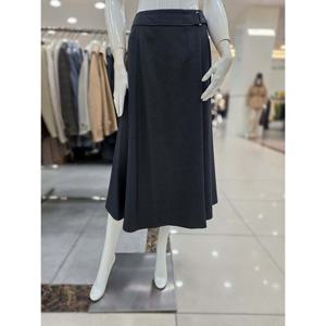 [더아이잗]언밸런스 벨티드 플레어 스커트 IRAM0SK701GYD0