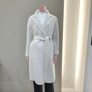 [꼼빠니아]모,캐시미어 카라넥 벨티드 코트 CAFW1-WCH700 _IC