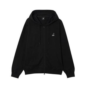캉골후드집업 CQK KRFC-ZU51430BK 싱글 후드 집업 5143 블랙