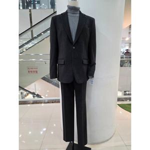 [바쏘옴므]모직기모스판 차콜그레이  WSY4JF75A셋업