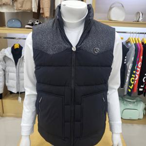 [루이까스텔]남성 어깨배색 덕다운 조끼 7MEJP038B