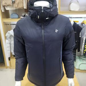 [루이까스텔]남성 후드일체형  어깨배색 덕다운 점퍼 7MDJP003N