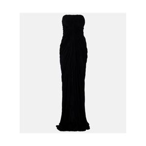 릭오웬스 Radiance 개더 코튼 뷔스티에 이브닝 가운 P01068250