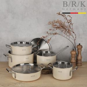 [BRK] 노르딕 통5중 냄비 5종 세트 크림 화이트(16,18편수,20,24,24전골)
