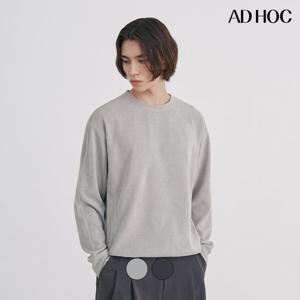 [애드호크]남성 기모 베이직 티셔츠 HBALT12