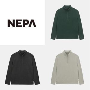 [네파]남성 리사이클 기모 하프 집업티셔츠_7K75461A_BP