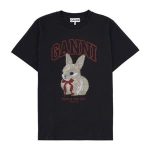 가니 코튼 크루넥 그래픽 반팔 티셔츠 A1050061 252