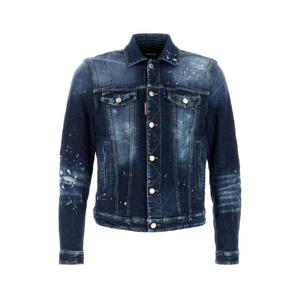 DSQUARED Stretch denim Dan jacket S74AM1601S30664 470