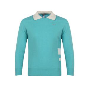 골피아 남성 배색카라 골프 니트 긴팔셔츠 GCTW54R2629