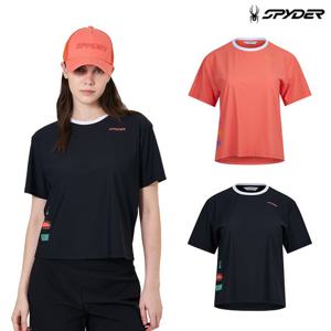 [스파이더] 여성 프로웹쿨 크롭 반팔 래쉬가드 SPKMCNRS371W