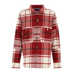 마무트 자수 플란넬 체크 셔츠 101501730 0832