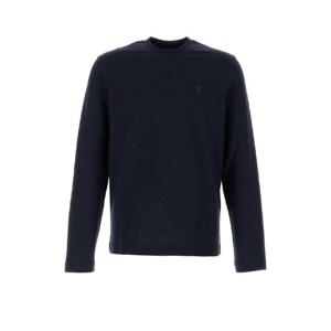 AMI Navy blue cotton t shirt BFUTS235724 198