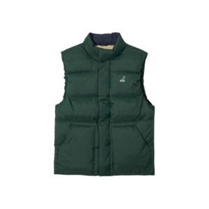 M 캉골조끼 CQK KRFC-BS61410D2 스탠드칼라 다운 푸퍼 베스트 6141 다크그린