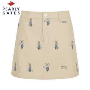 [파리게이츠] 여성 바니 자수 패턴 미니 스커트