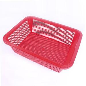 슈마켓 대원산업 깊은 사각 소쿠리 3호 (특) 레드 채반