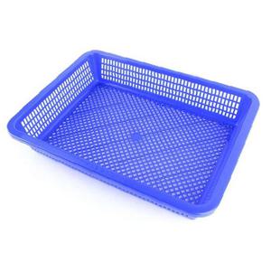 슈마켓 대원산업 낮은 사각 소쿠리 3호 (특) 블루 채반