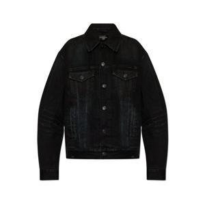 25 FW 발렌시아가 버튼업 코튼 퓨어 데님 자켓 818521TRWA8