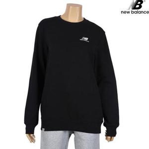 뉴발란스 NBNCDB1103-BK 베이직 스몰로고 맨투맨 스탠다드핏 남녀공용 긴팔티