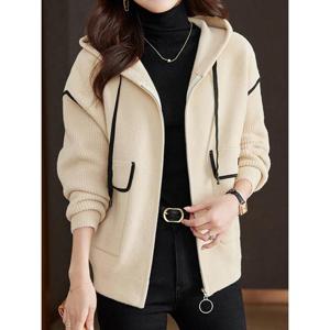 [카라]KARRA 골지믹스후드캐주얼자켓_A5W0630