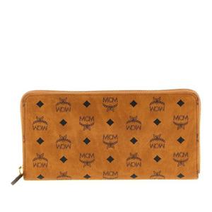 엠씨엠 아렌 로고 프린트 지퍼 가죽 지갑 MYLFSTA01 CO