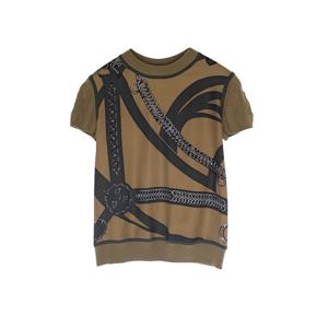 [엘러브] 새상품 에르메스 트윌렌 숏슬리브 티셔츠 34 베르트고비 5HA1416