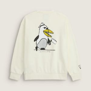 [반스][아티스트 컬렉션] VANS X RIROO GFX 크루 맨투맨 마시멜로우 VN000TRRFS8