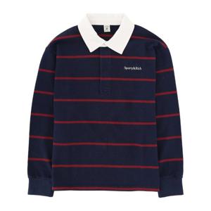 스포티앤리치 로고 스트라이프 폴로 티셔츠 TO09562300BL134 DA