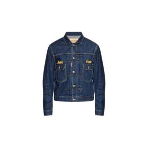 25 FW 디스퀘어드2 자수 디테일 데님 재킷 S74AM1655S30833 TP447760123