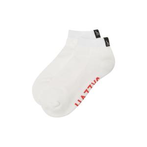 헤지스골프  화이트 여성 라벨 디테일 숏 삭스(HWSS5F601OW)