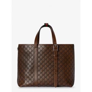 [GUCCI] 라프리마 남성 쇼핑 백 GG 엠블럼 레더 850218 AAFWQ2741 SUND 블랙 /12
