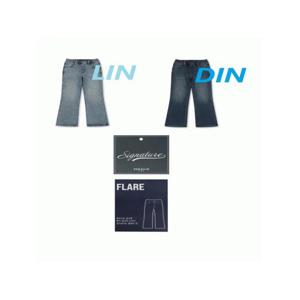 [폴햄 키즈]폴햄키즈 여아 기모 플레어 데님 팬츠 PKF4DP2024