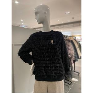 르니앤맥코이 소매 도트 망사 프릴 블라우스 (MN03BL600HJY)