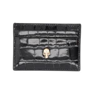 알렉산더맥퀸 여성 블랙 카드 지갑 855295_1JMFG1050