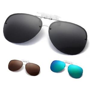 남자 여자 안경 위에 쓰는 클립 둥근테 편광 선글라스